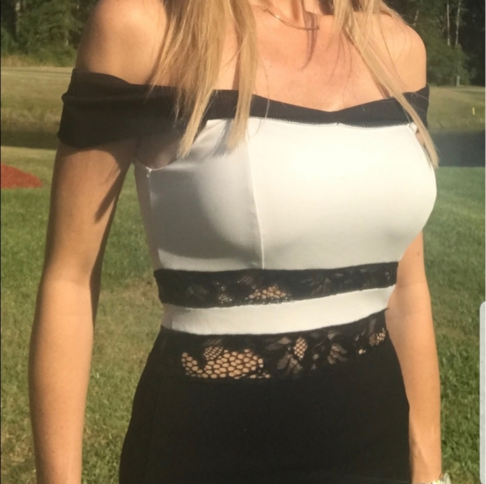 Beautiful Black and white dress